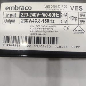 Embreco Buzdolabı inverter Motor Kartı(VES)