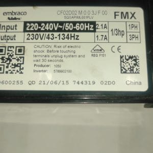 Embreco Buzdolabı İnverter Motor Kartı (FMX)